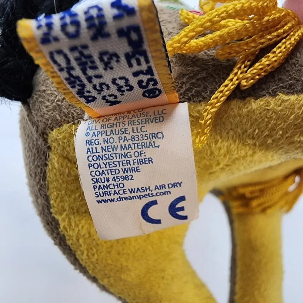 Vintage Dakin Dream Pets Pancho Donkey Mule Plush 7
